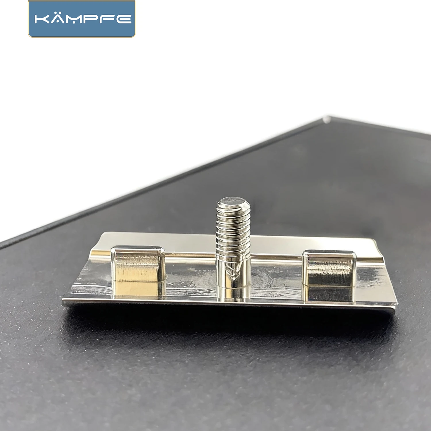 KAMPFE CNC machining Manual Safety Stainless Steel polished Razor Head for wet shaver Gifts for men