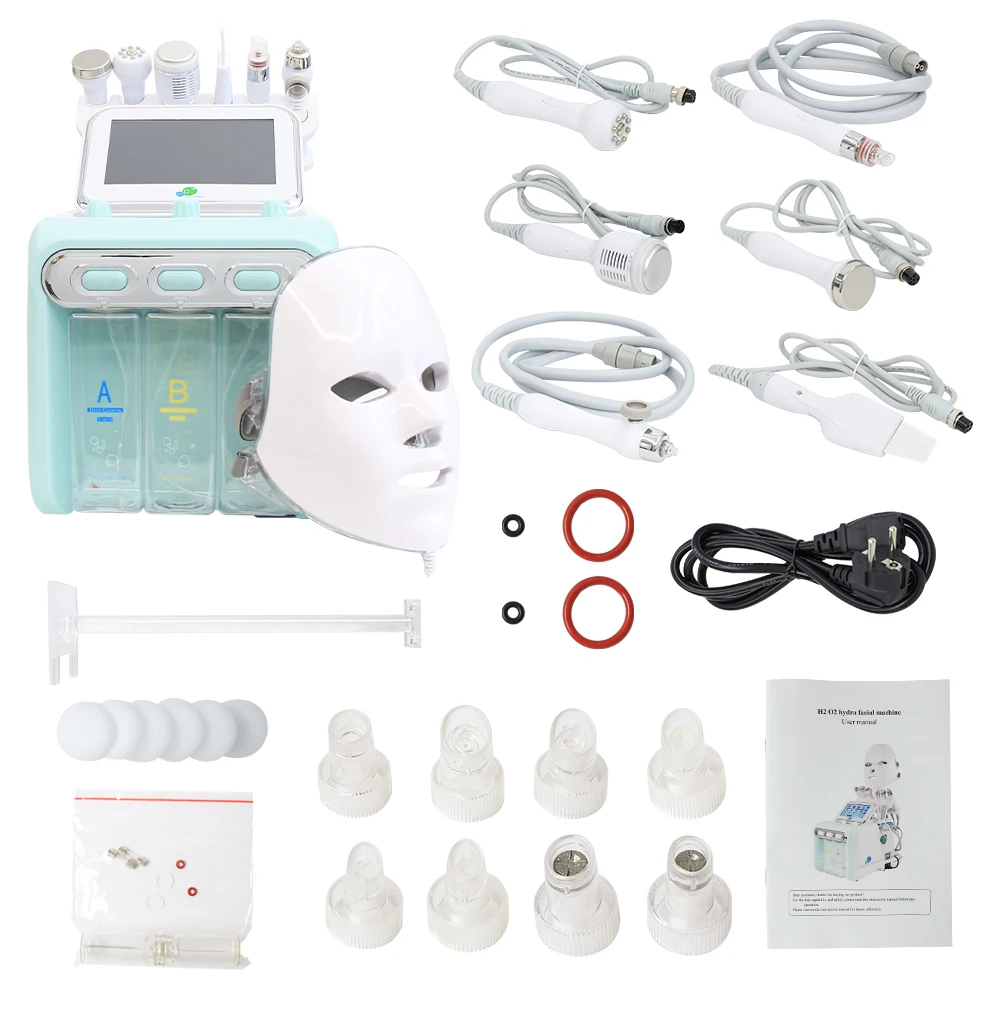 7 in 1 Water Dermabrasion Facial Machine  Deep Cleansing Skin Care Tightening Blackhead Removal Spa Beauty Device