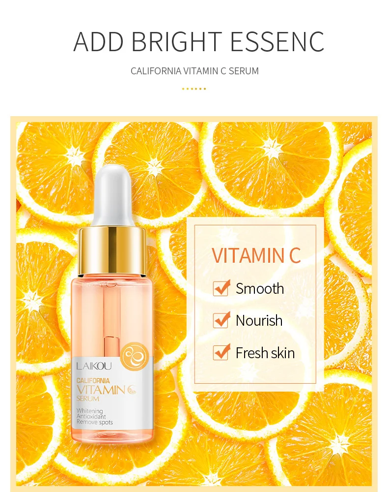 LAIKOU 7 Bottles 24K Gold Snail Sakura Hyluronic Acid Vitamin C Nicotinamida Rose Blueberry Serum Japan Essential Face Essences