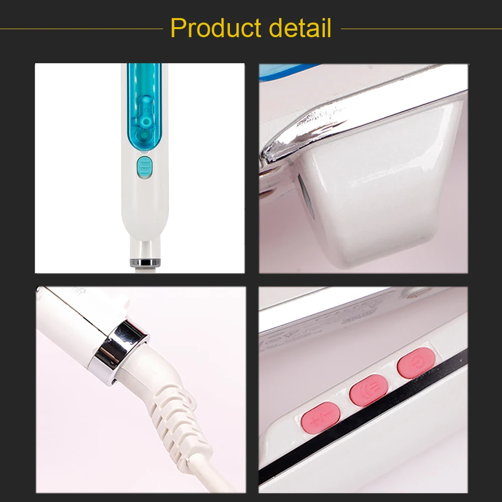 Steam Hair Straightener Professional Ceramic Vapor Flat Iron 450℉ Fast Heat Argan Oil Treatment Hair Care Tools