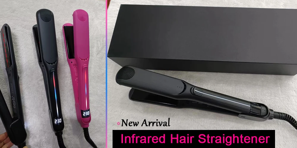 Steam Hair Straightener Professional Ceramic Vapor Flat Iron 450℉ Fast Heat Argan Oil Treatment Hair Care Tools