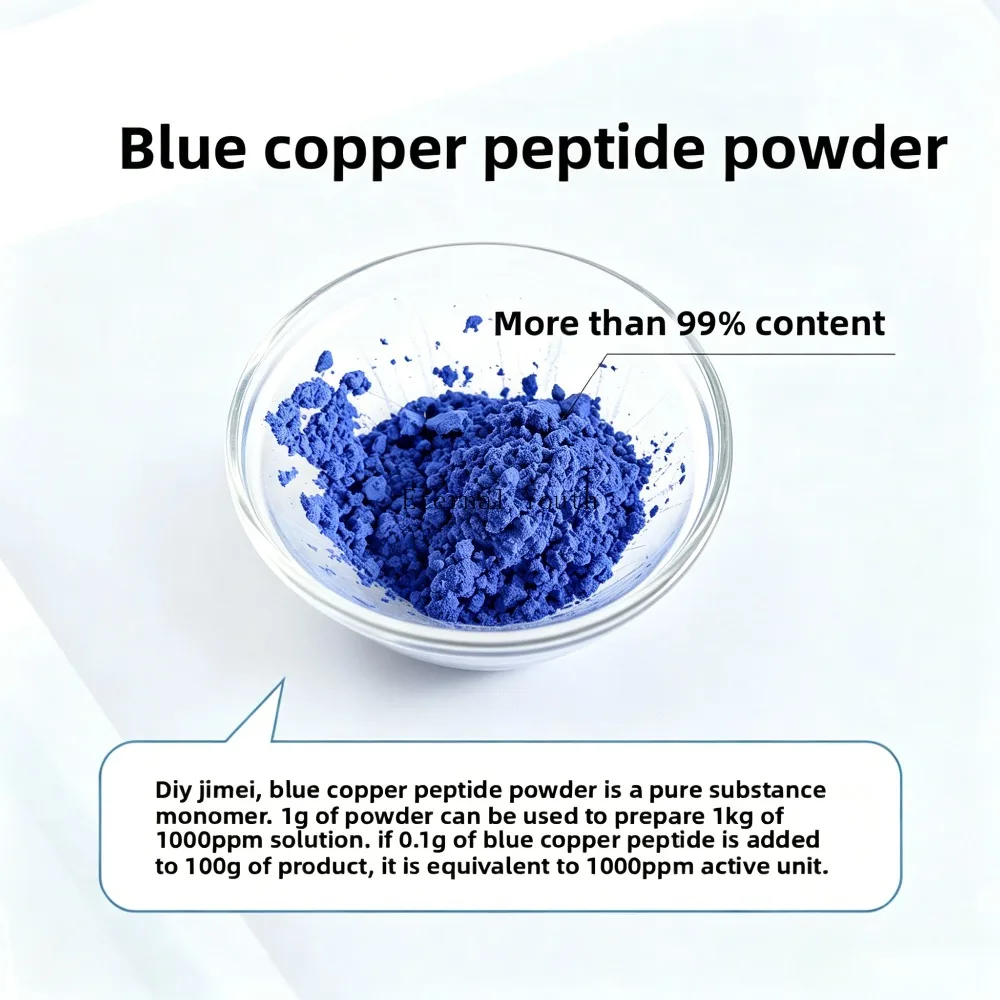 High Purity Copper Tripeptide-1 Blue Copper Peptide Skin Repair Raw Material