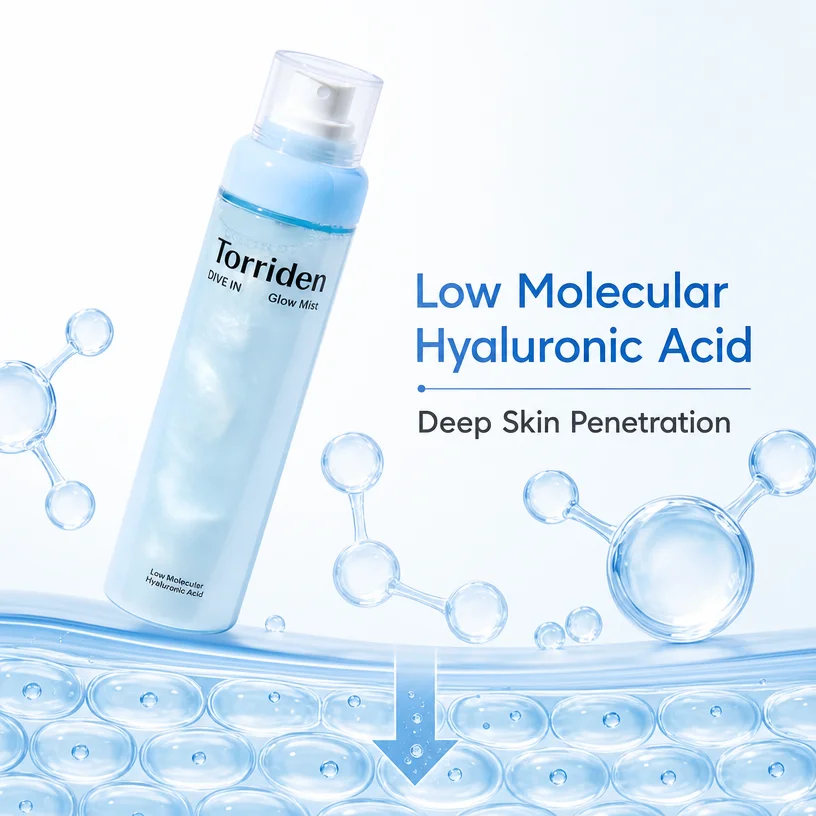 Korean Torriden Cica Cream Mist Facial Moisturizing Spray Before Makeup, Hydrating Glowing Cream Spray Fine Mist for Deep Water