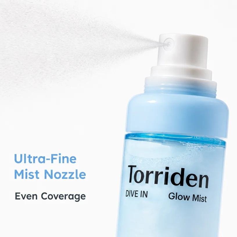 Korean Torriden Cica Cream Mist Facial Moisturizing Spray Before Makeup, Hydrating Glowing Cream Spray Fine Mist for Deep Water