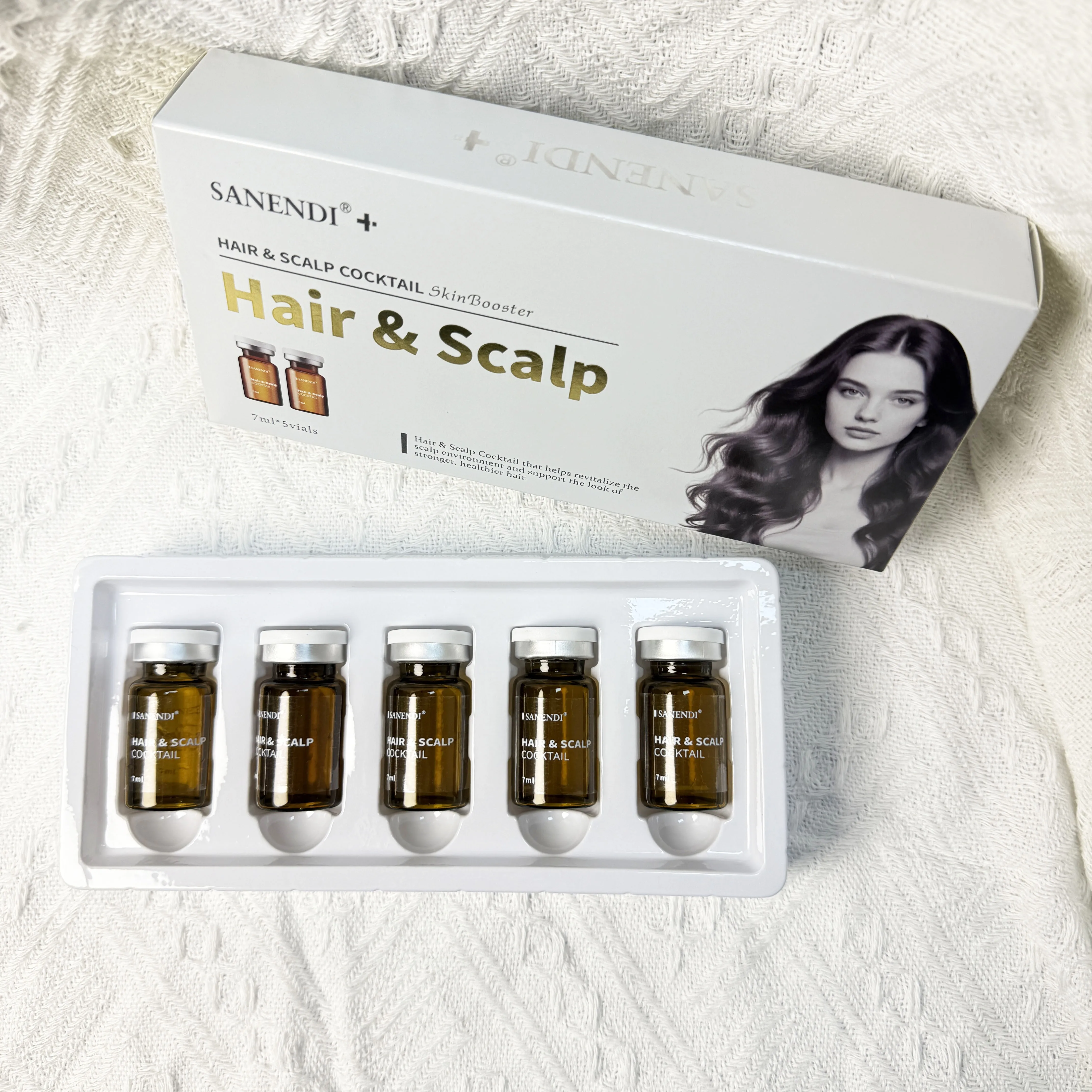 Sanendi Koreann Skin Care Products Seven Professional Formulas Vitamin Mild Moisturizing Soothing Hydrating Facial Essence Set
