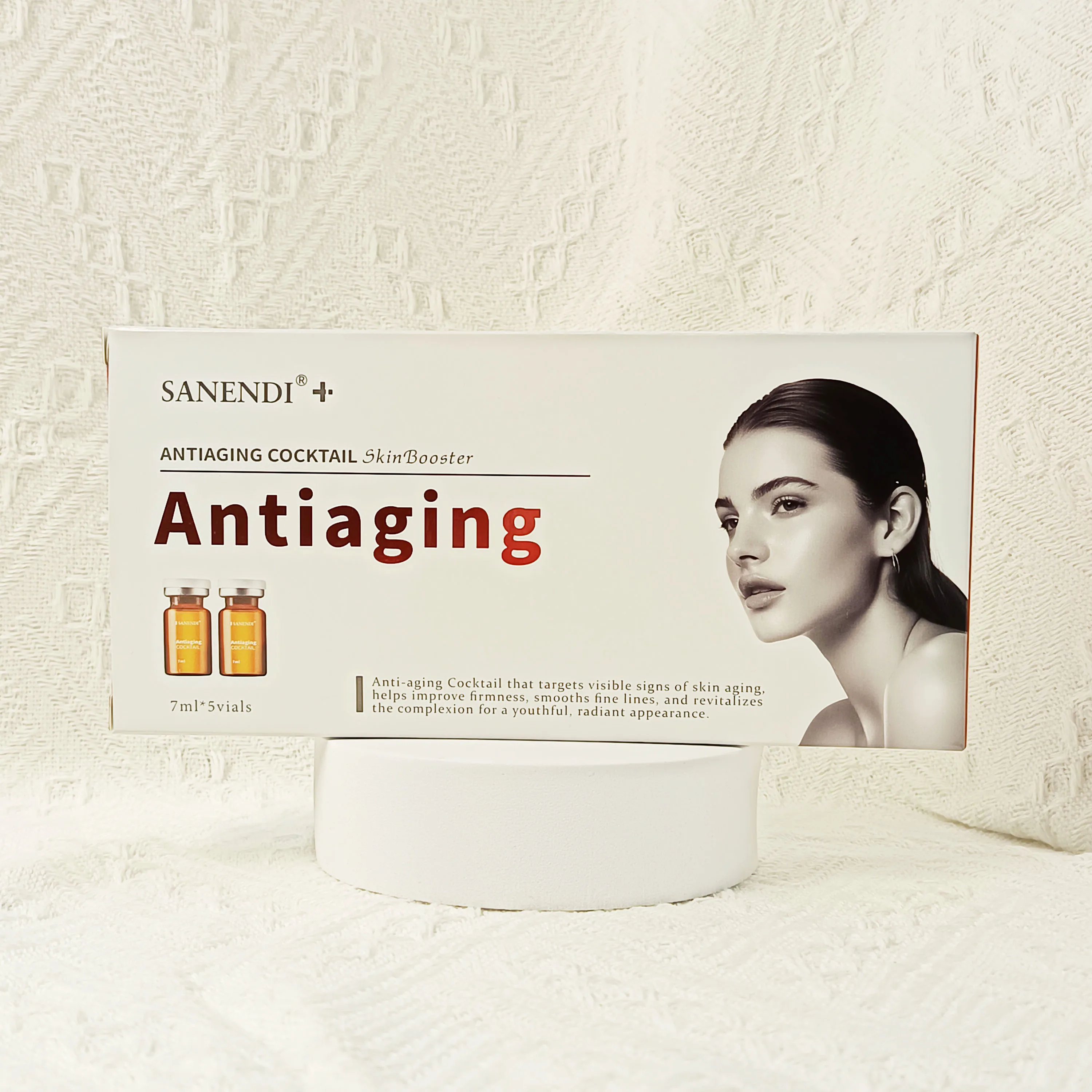 Sanendi Koreann Skin Care Products Seven Professional Formulas Vitamin Mild Moisturizing Soothing Hydrating Facial Essence Set