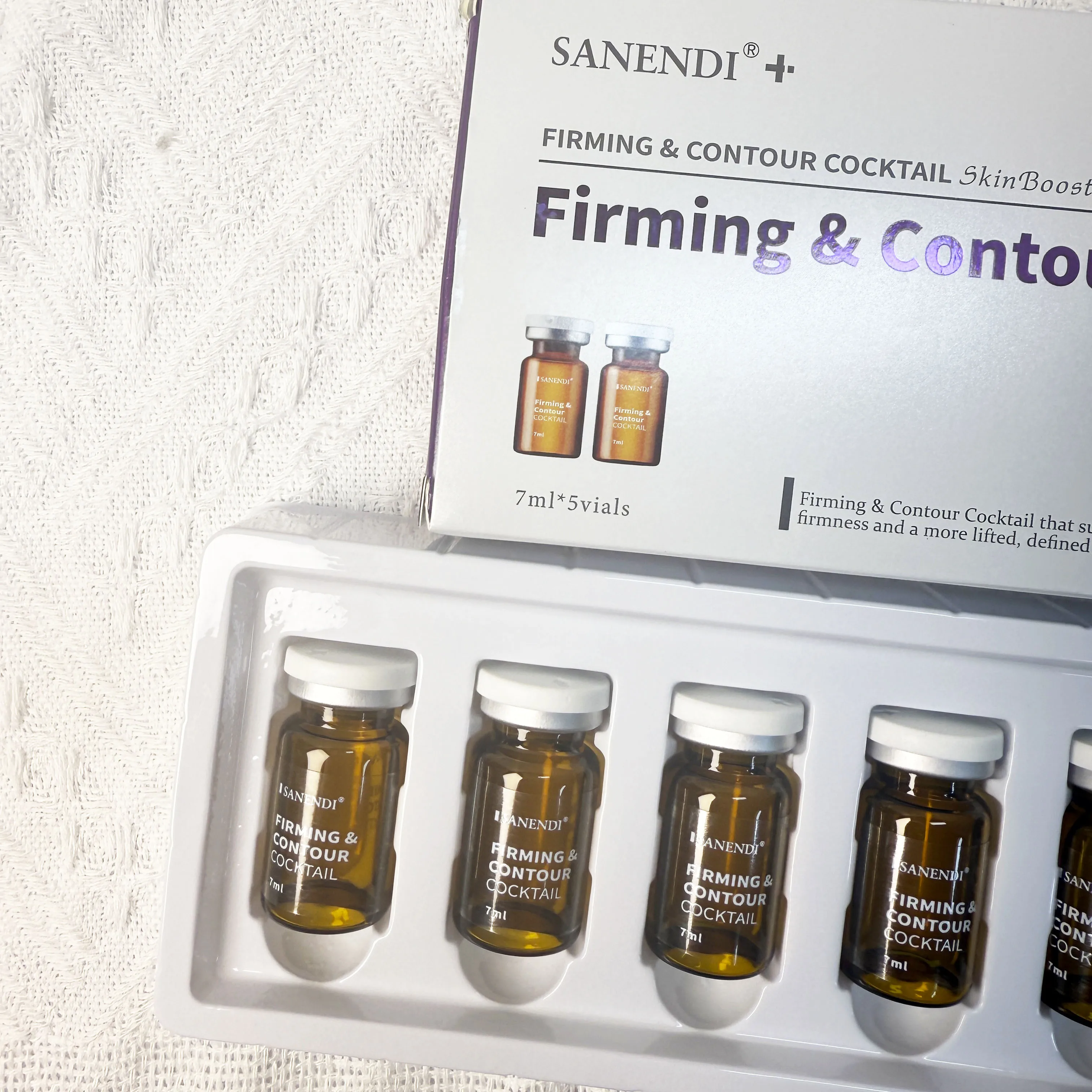 Sanendi Koreann Skin Care Products Seven Professional Formulas Vitamin Mild Moisturizing Soothing Hydrating Facial Essence Set