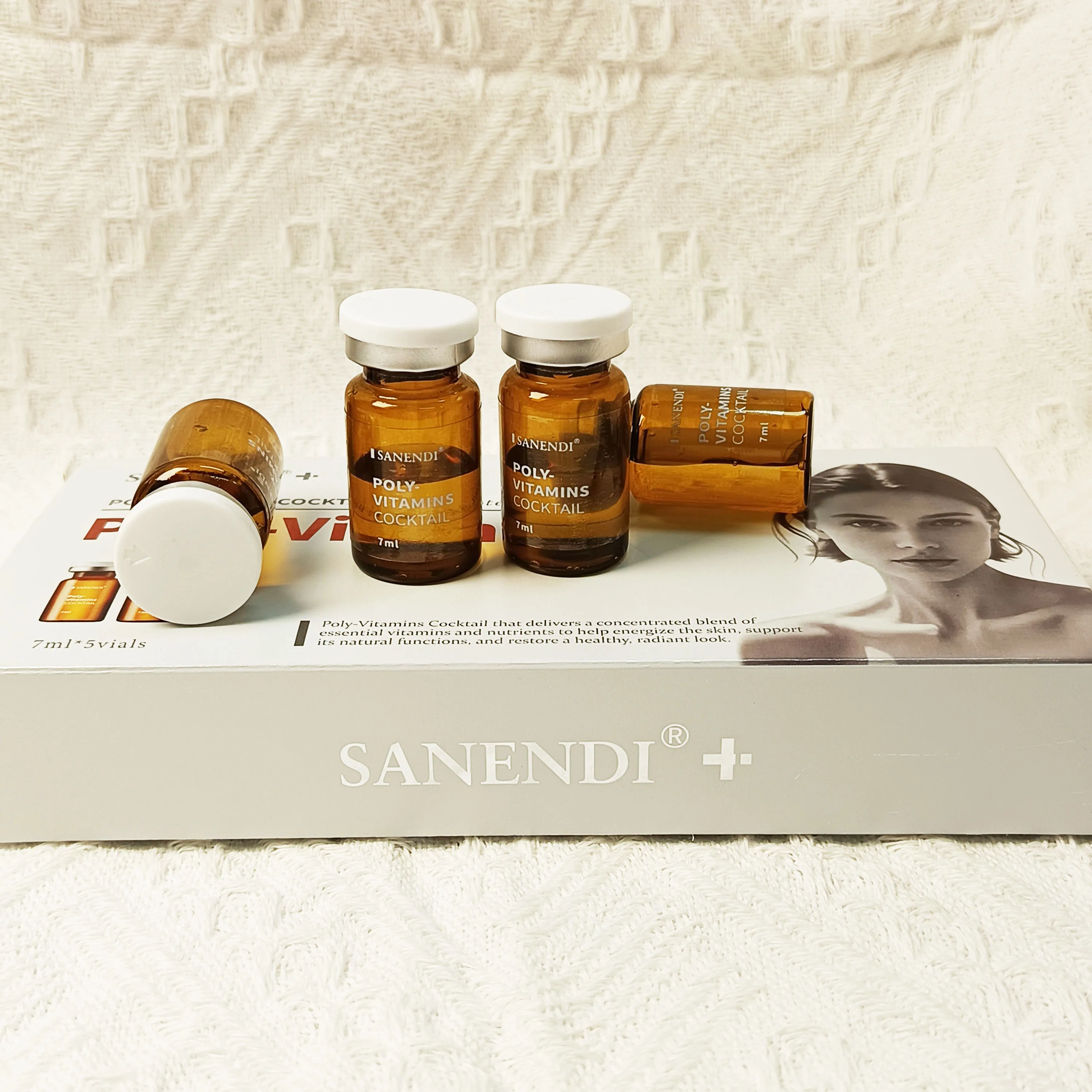 Sanendi Koreann Skin Care Products Seven Professional Formulas Vitamin Mild Moisturizing Soothing Hydrating Facial Essence Set