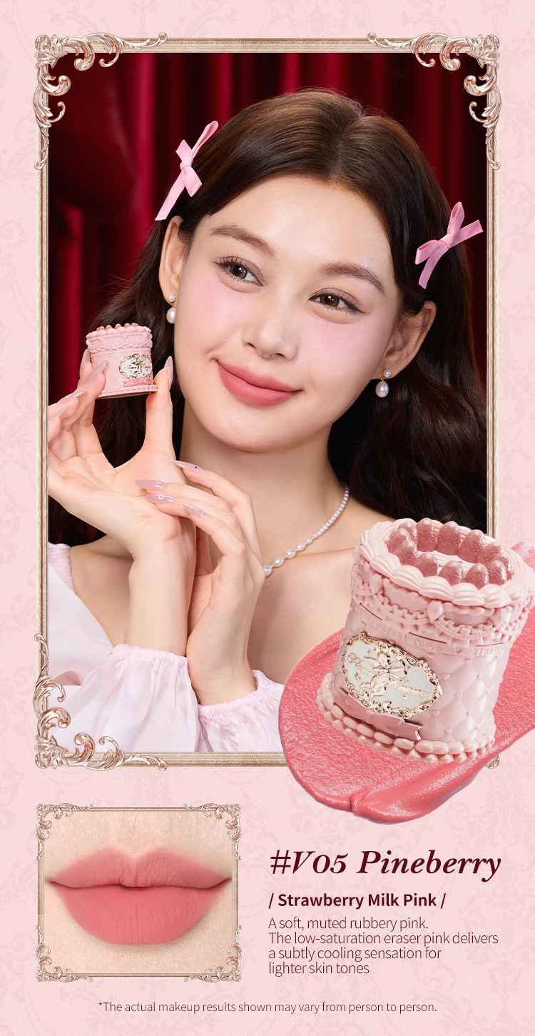 Flower Knows Strawberry Cupid Collection Cake Lip Cream 5ml velvet