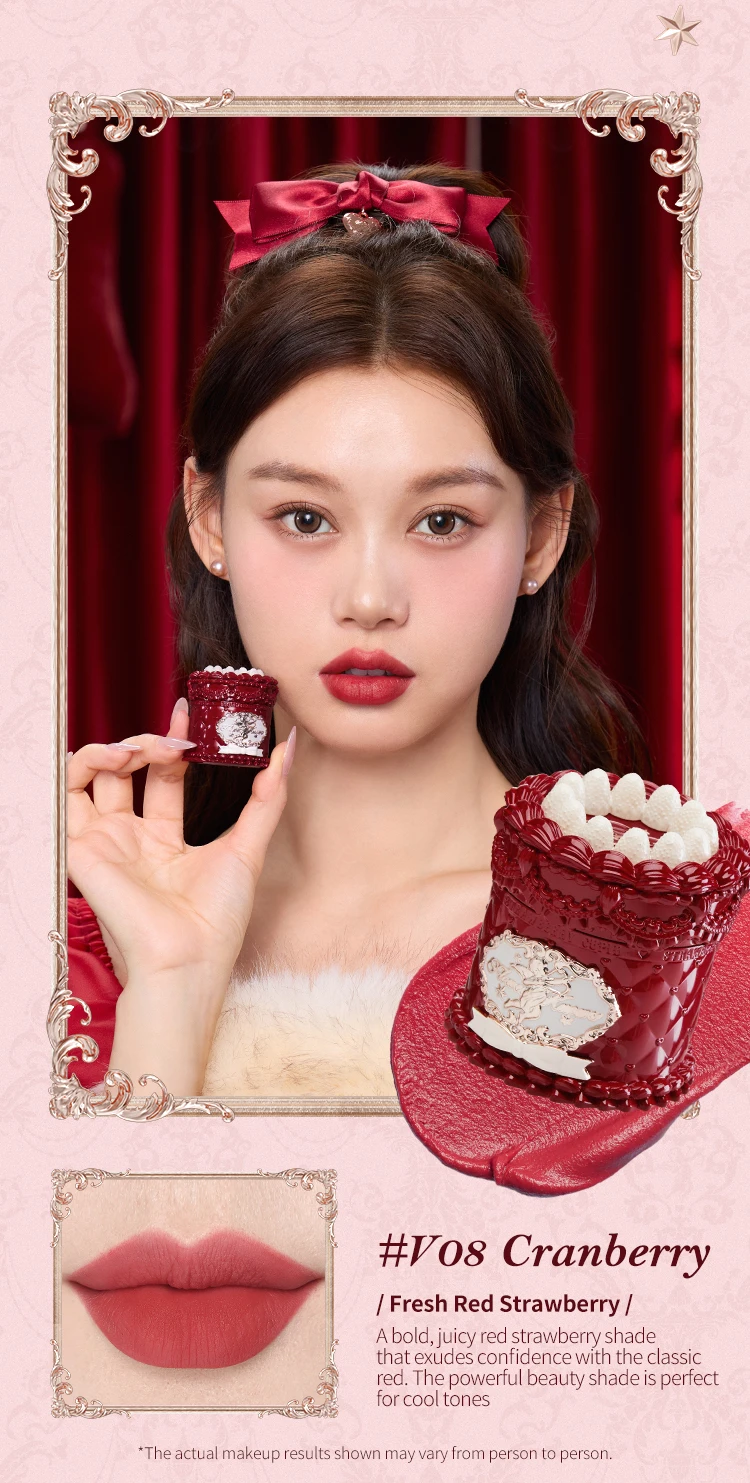 Flower Knows Strawberry Cupid Collection Cake Lip Cream 5ml velvet