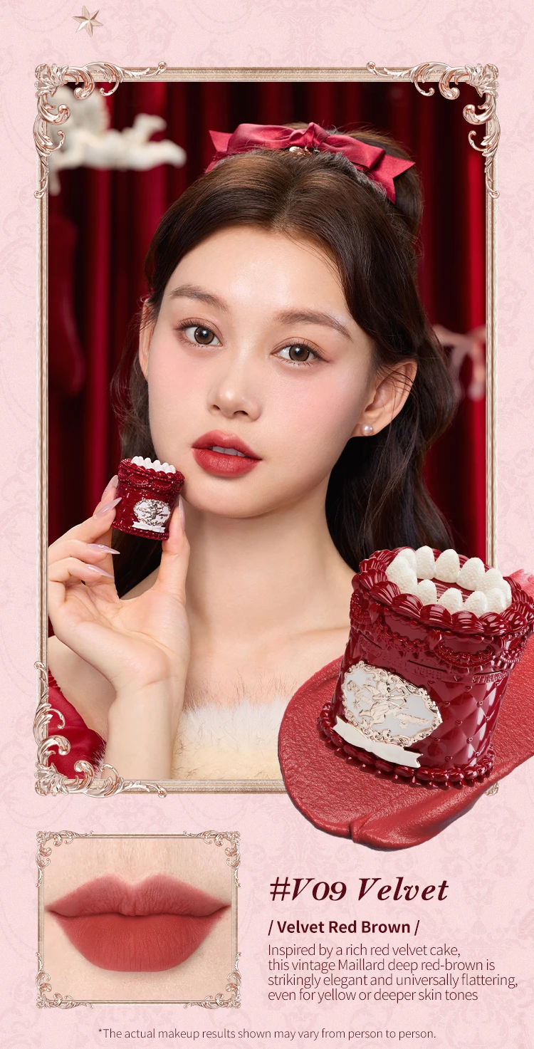 Flower Knows Strawberry Cupid Collection Cake Lip Cream 5ml velvet