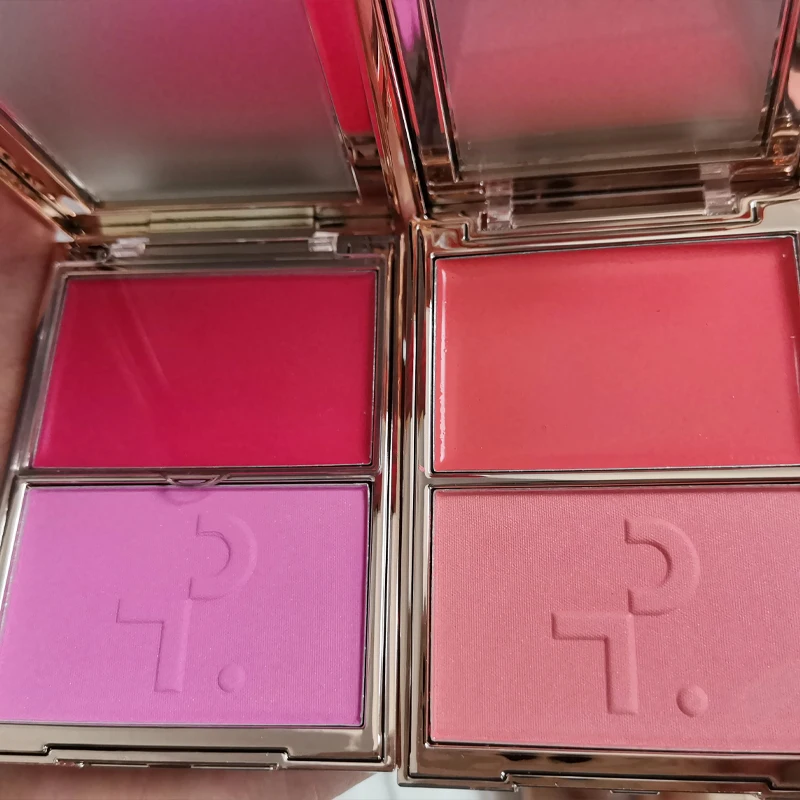 Hot Patrick Major Headlines Double Take Creme & Powder Blush Duo Lasting Face Makeup Natural Facial Coverage Powder TA Blusher