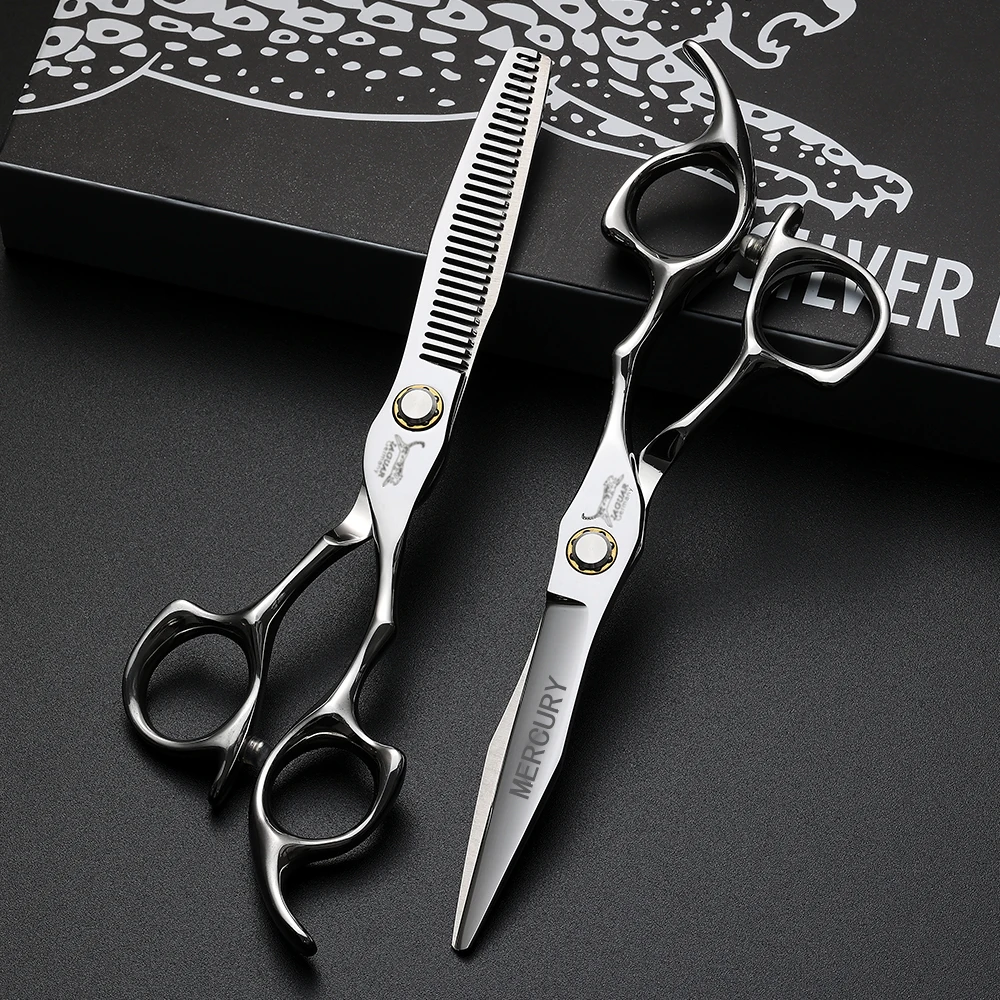 Professional Hairdresser Scissors 6.0 Inch with Roller Bearing Hair Cutting Shears for Stylists