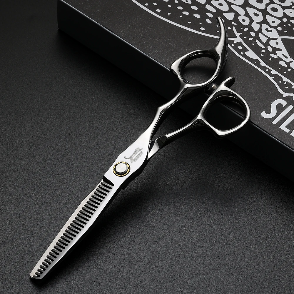 Professional Hairdresser Scissors 6.0 Inch with Roller Bearing Hair Cutting Shears for Stylists