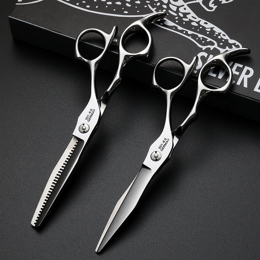 Professional Hairdresser Scissors 6.0 Inch with Roller Bearing Hair Cutting Shears for Stylists