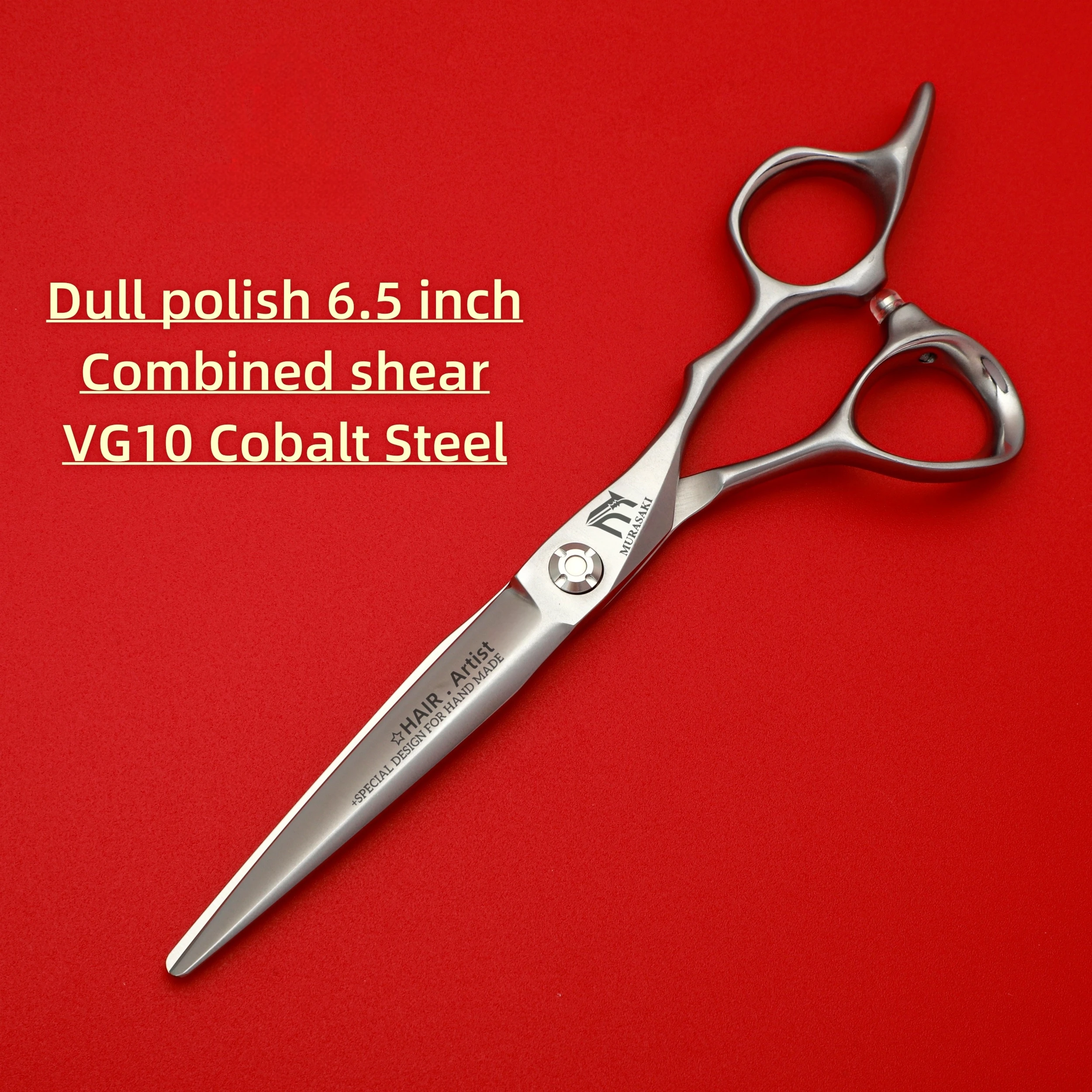 6 inch Professional Barber Scissors,High Quality Japanese 440C Steel Hairdressing Scissors,Sharp and Durable Hair Cutting Tools,