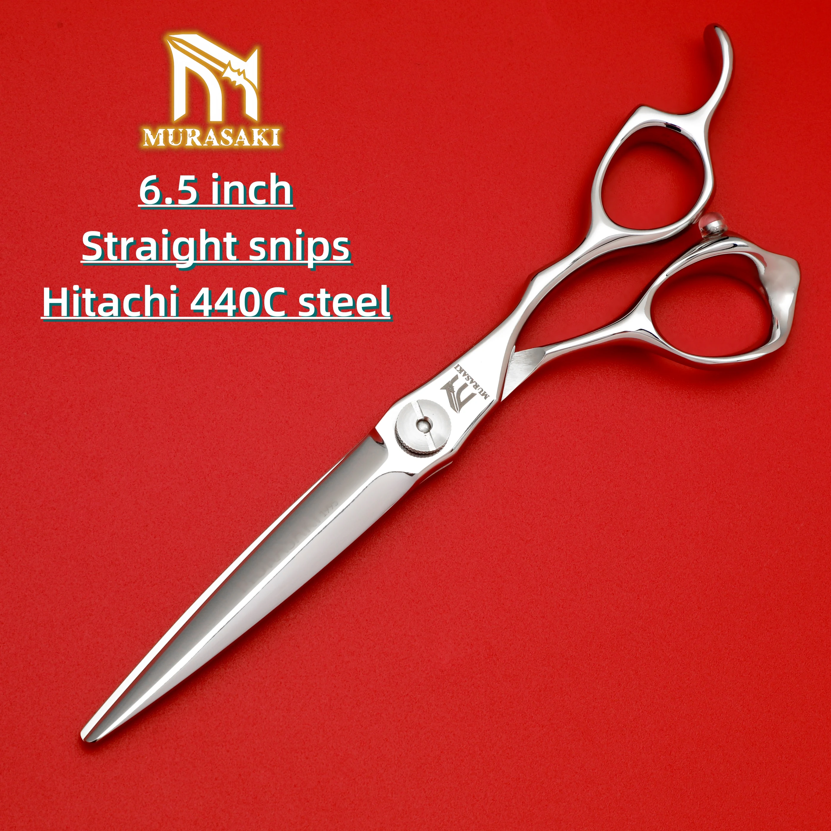 6 inch Professional Barber Scissors,High Quality Japanese 440C Steel Hairdressing Scissors,Sharp and Durable Hair Cutting Tools,