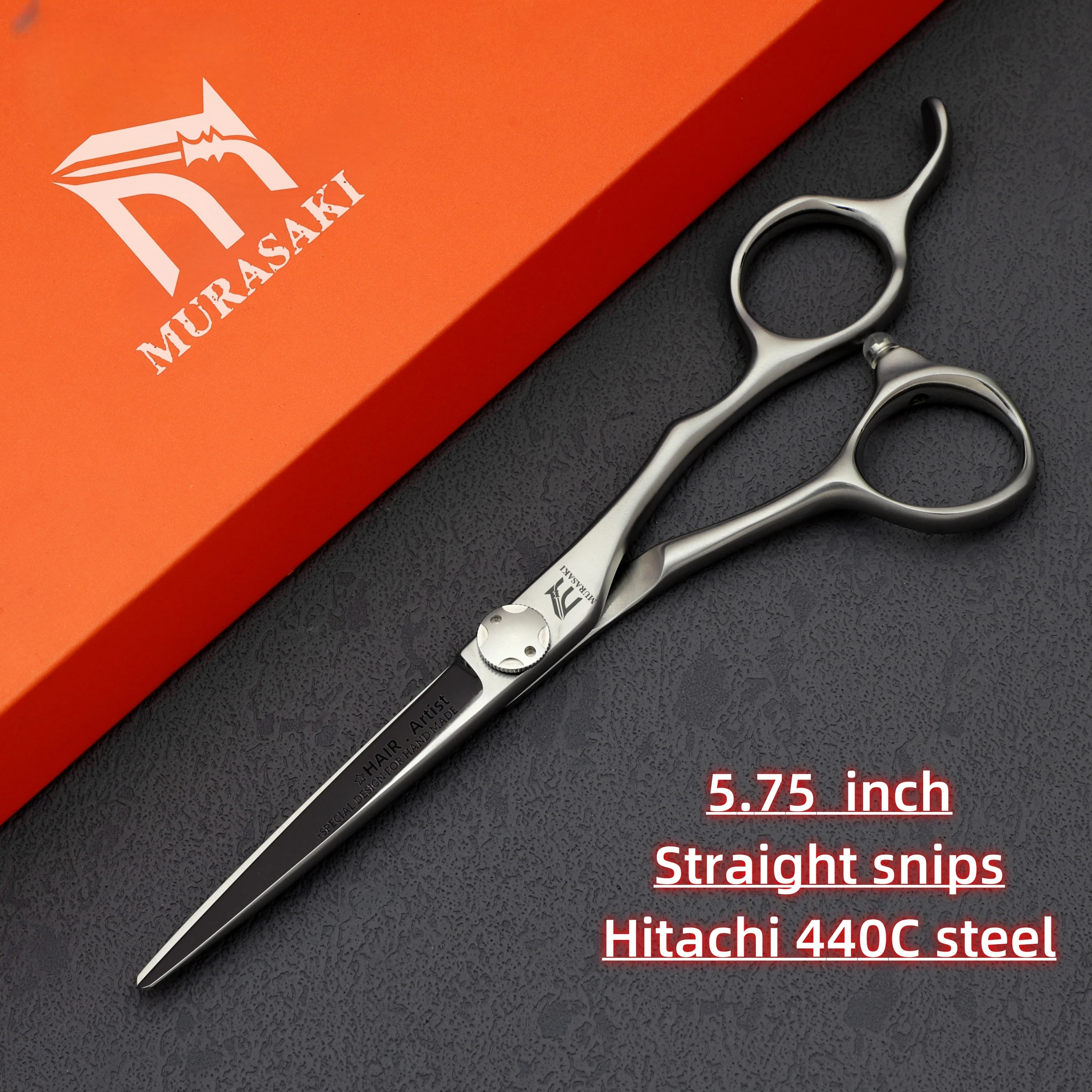 6 inch Professional Barber Scissors,High Quality Japanese 440C Steel Hairdressing Scissors,Sharp and Durable Hair Cutting Tools,