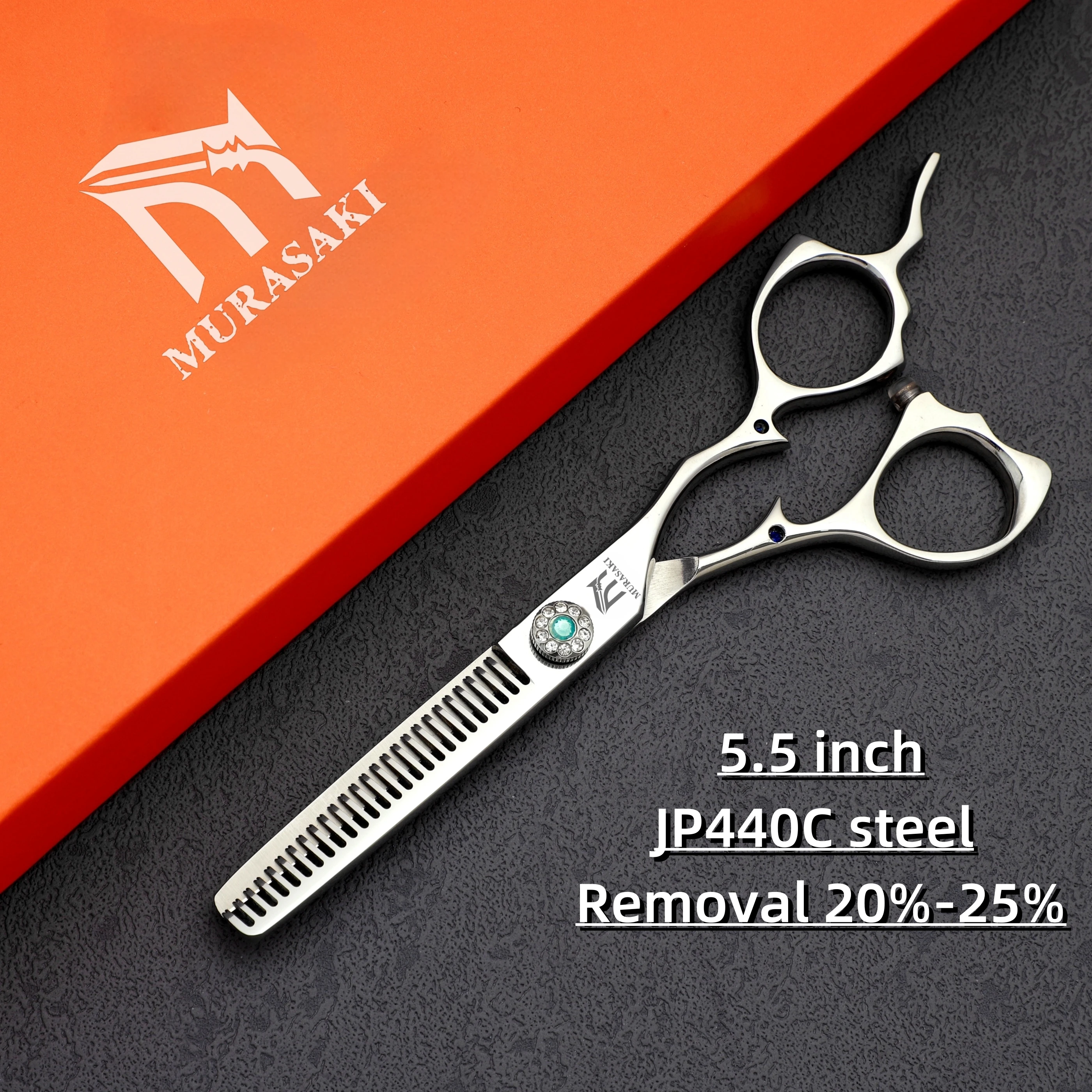 6 inch Professional Barber Scissors,High Quality Japanese 440C Steel Hairdressing Scissors,Sharp and Durable Hair Cutting Tools,