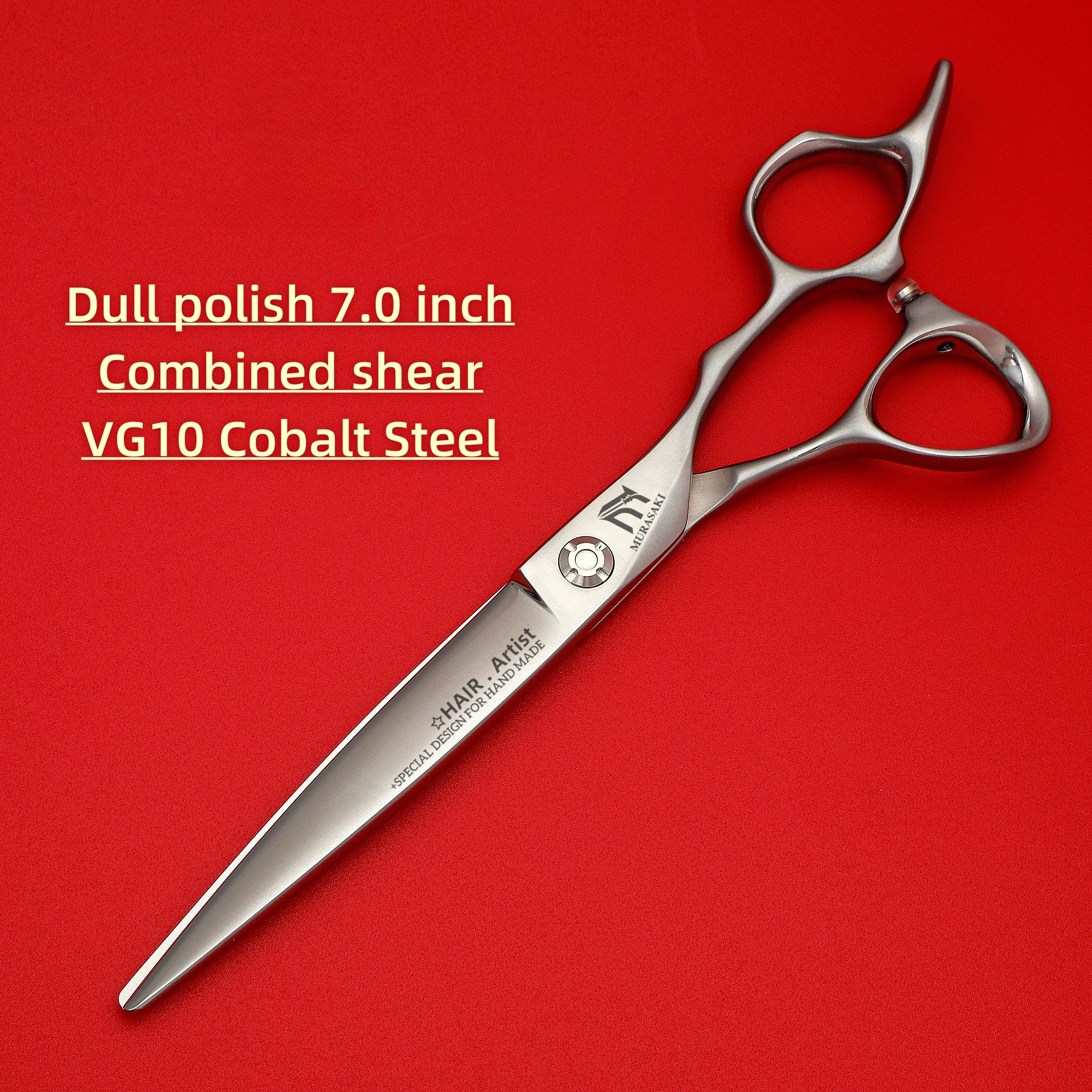 6 inch Professional Barber Scissors,High Quality Japanese 440C Steel Hairdressing Scissors,Sharp and Durable Hair Cutting Tools,