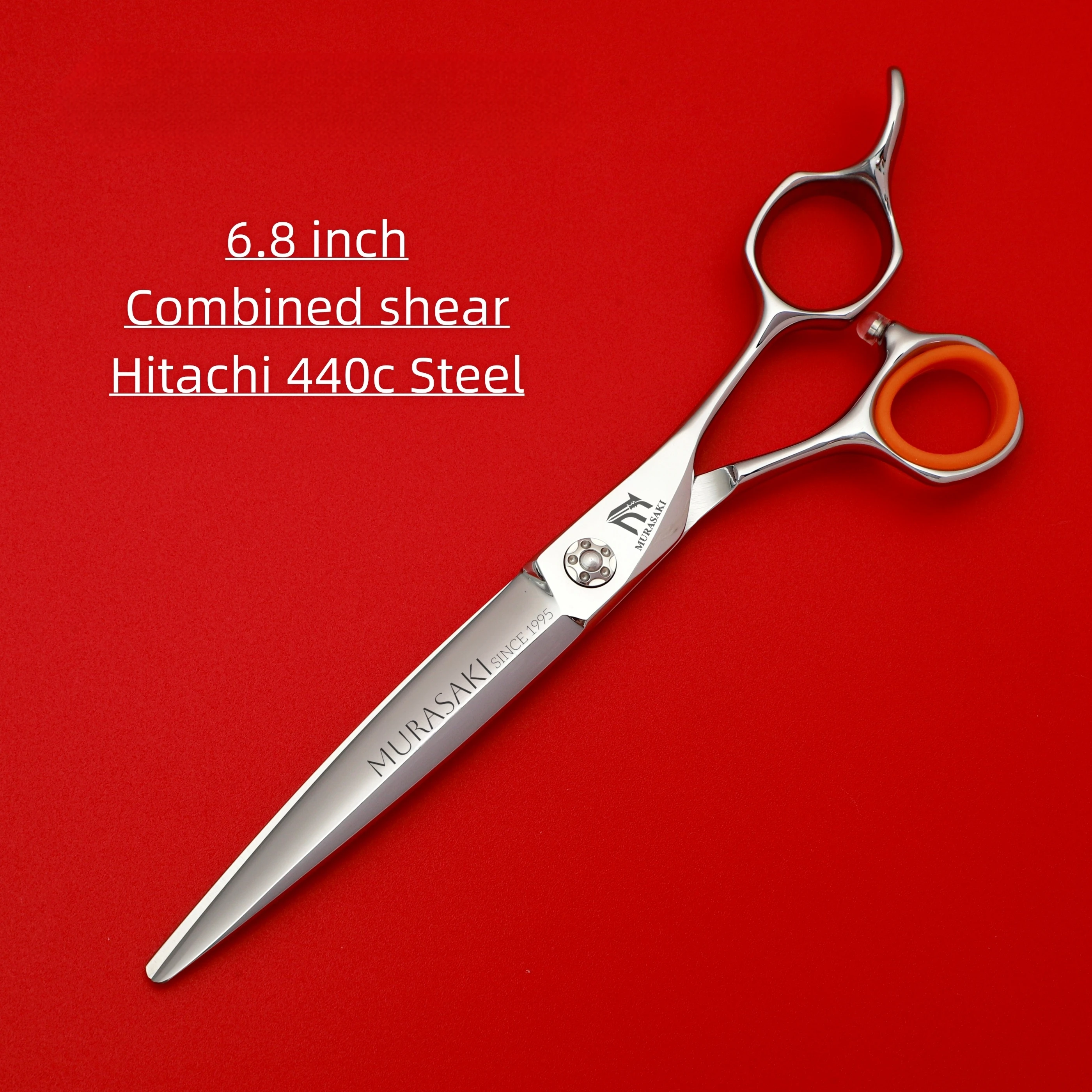 6 inch Professional Barber Scissors,High Quality Japanese 440C Steel Hairdressing Scissors,Sharp and Durable Hair Cutting Tools,