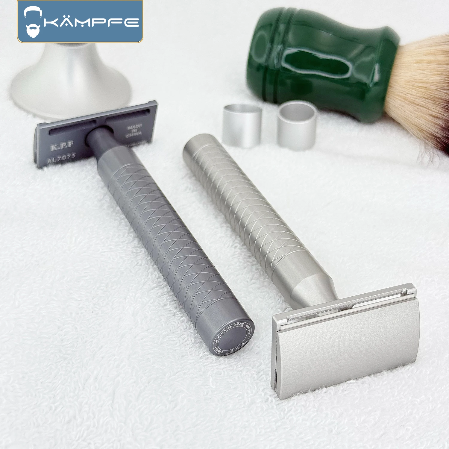 KAMPFE CNC precision machining aluminum alloy GEM safety shaver single-sided Aggressive shaver men's gift