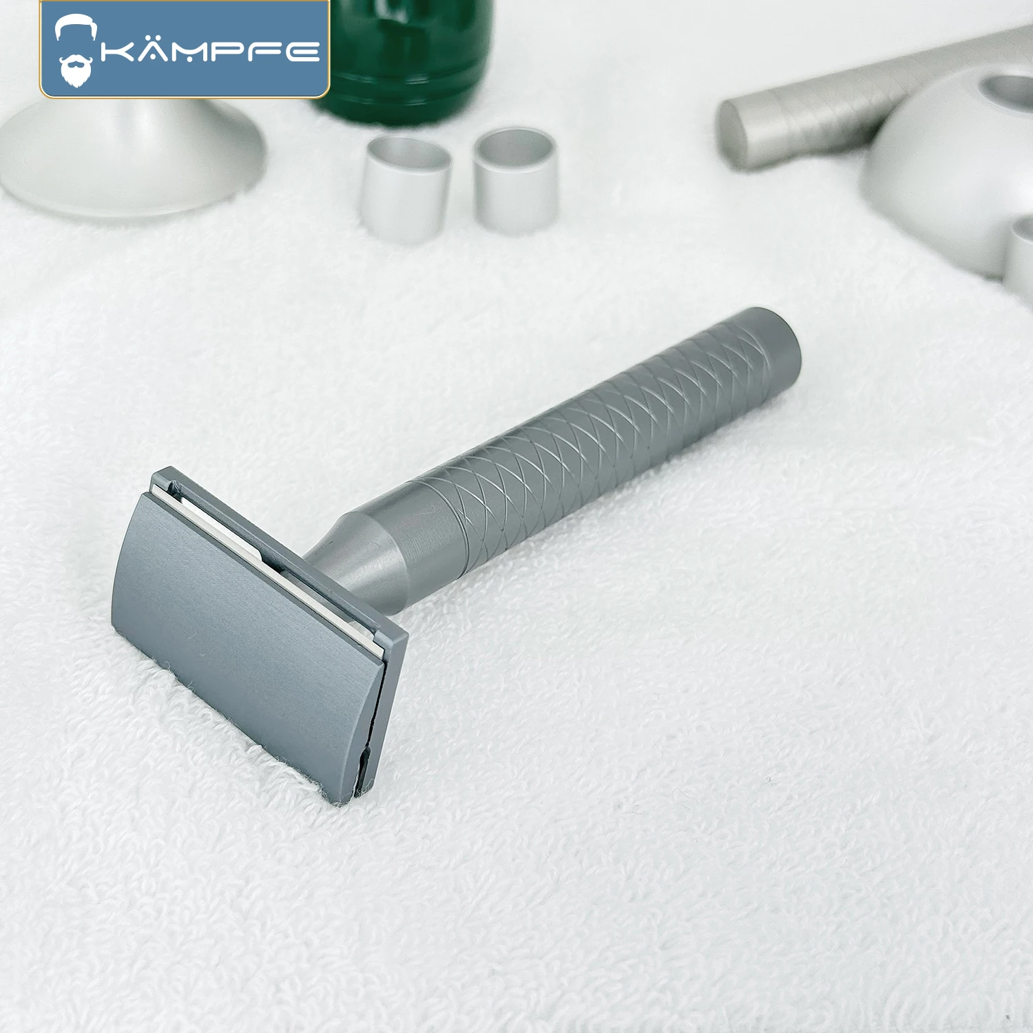 KAMPFE CNC precision machining aluminum alloy GEM safety shaver single-sided Aggressive shaver men's gift