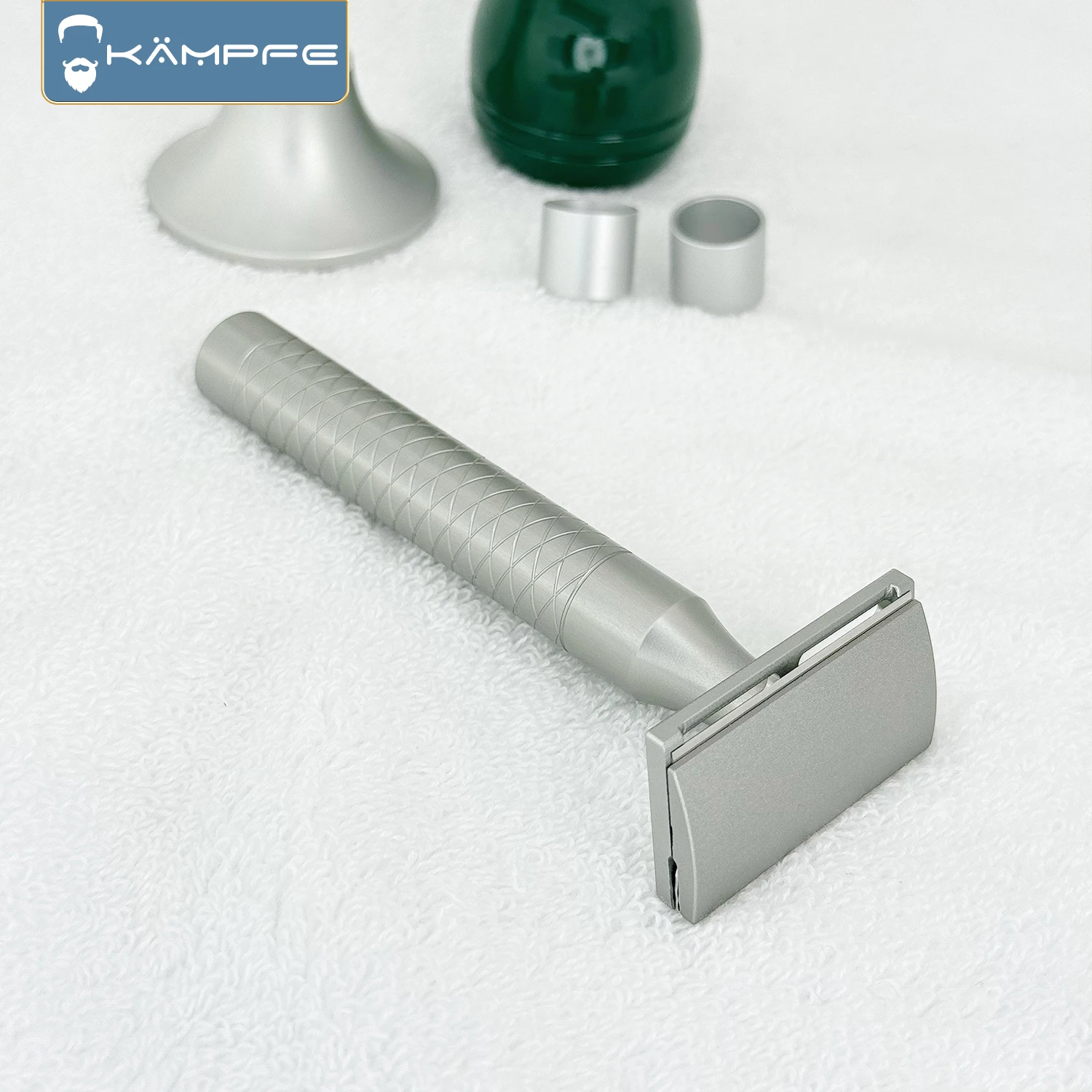 KAMPFE CNC precision machining aluminum alloy GEM safety shaver single-sided Aggressive shaver men's gift