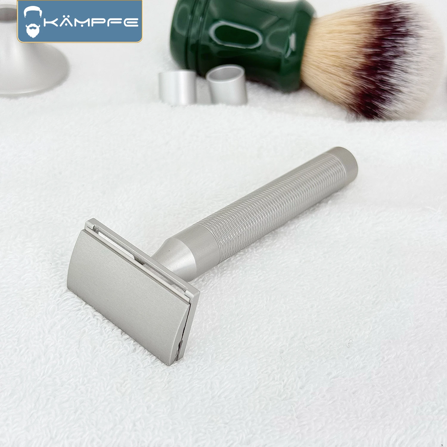 KAMPFE CNC precision machining aluminum alloy GEM safety shaver single-sided Aggressive shaver men's gift