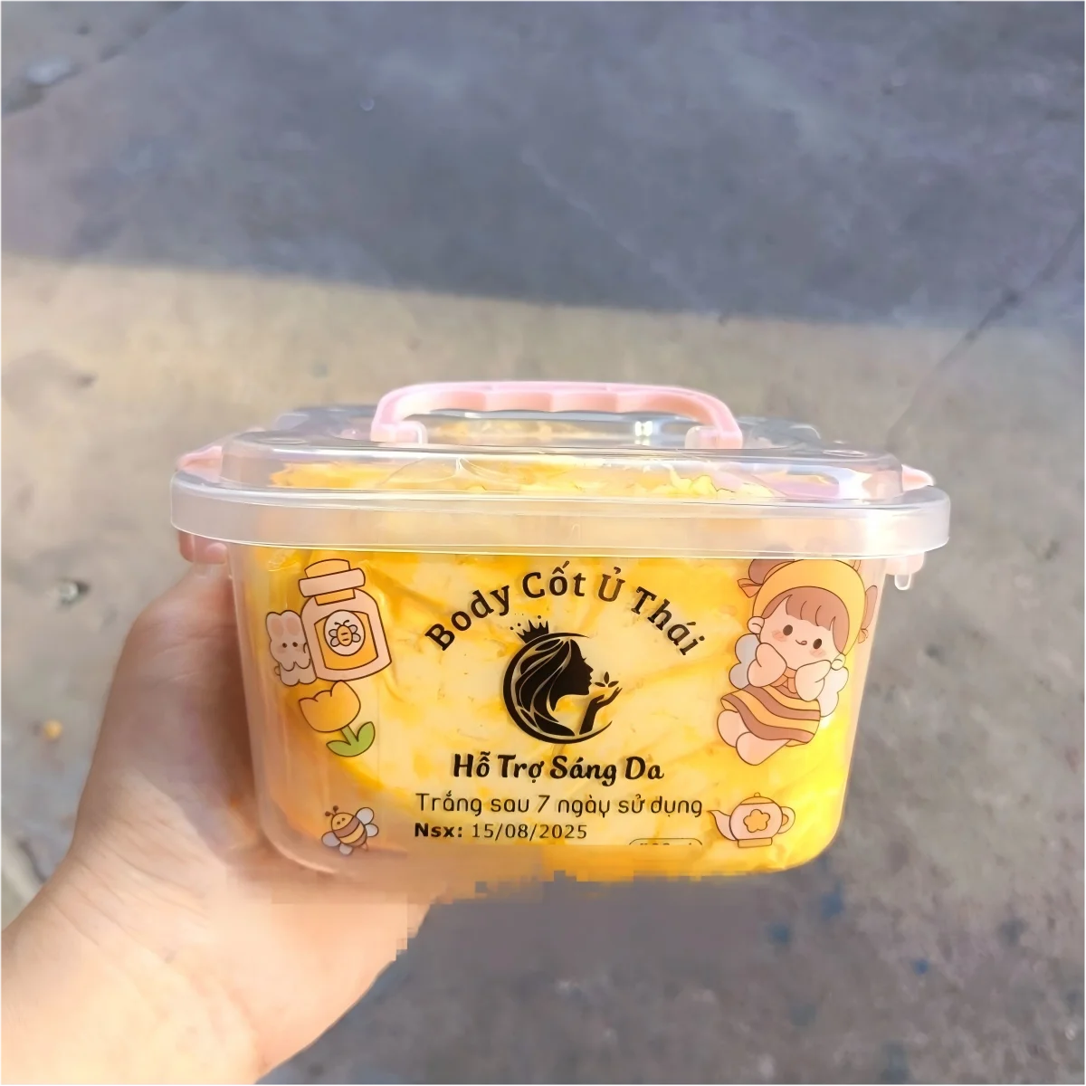 Thai Body Whitening Cream 500g- Skin Brightening & Moisturizing, Natural Body Côt U Thai for All Skin Types