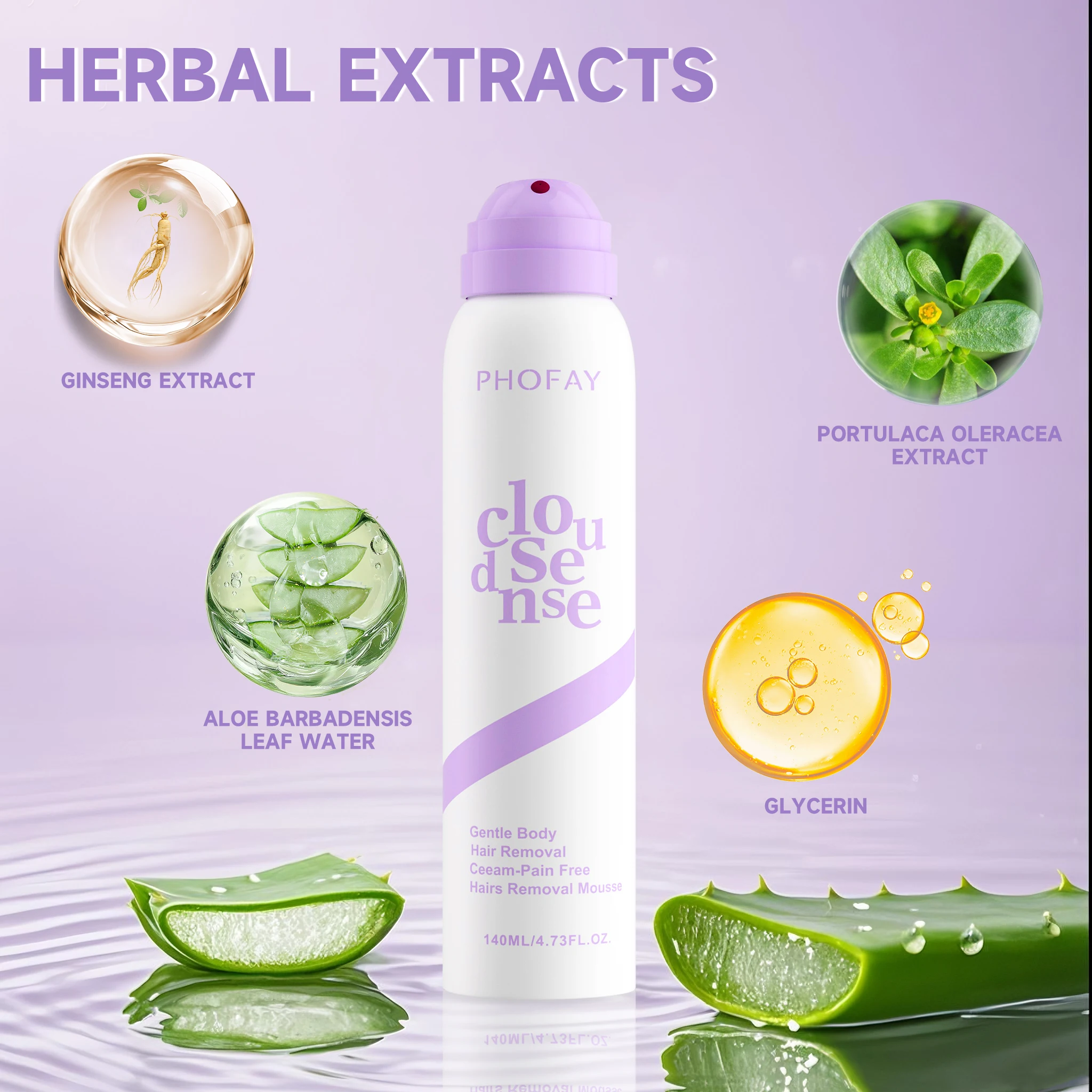 Hair Removal Cream Fast Painless Silky Hair Growth Inhibitor Arm Armpit Legs Intimate Areas Permanent Depilatory for Men Woman