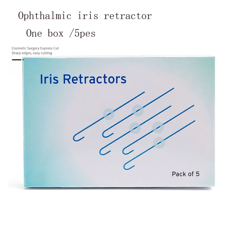 Canada Imported Alloy Iris Retractor 5 a Box of Ophthalmic Consumables Ophthalmic Microscopic Instruments Tools