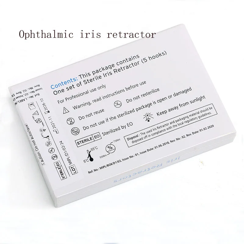 Canada Imported Alloy Iris Retractor 5 a Box of Ophthalmic Consumables Ophthalmic Microscopic Instruments Tools