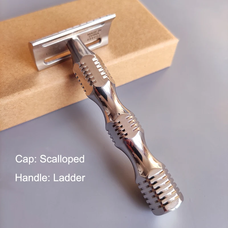 Dscosmetic T7 316L Stainless Steel Double Edge Safety Razor