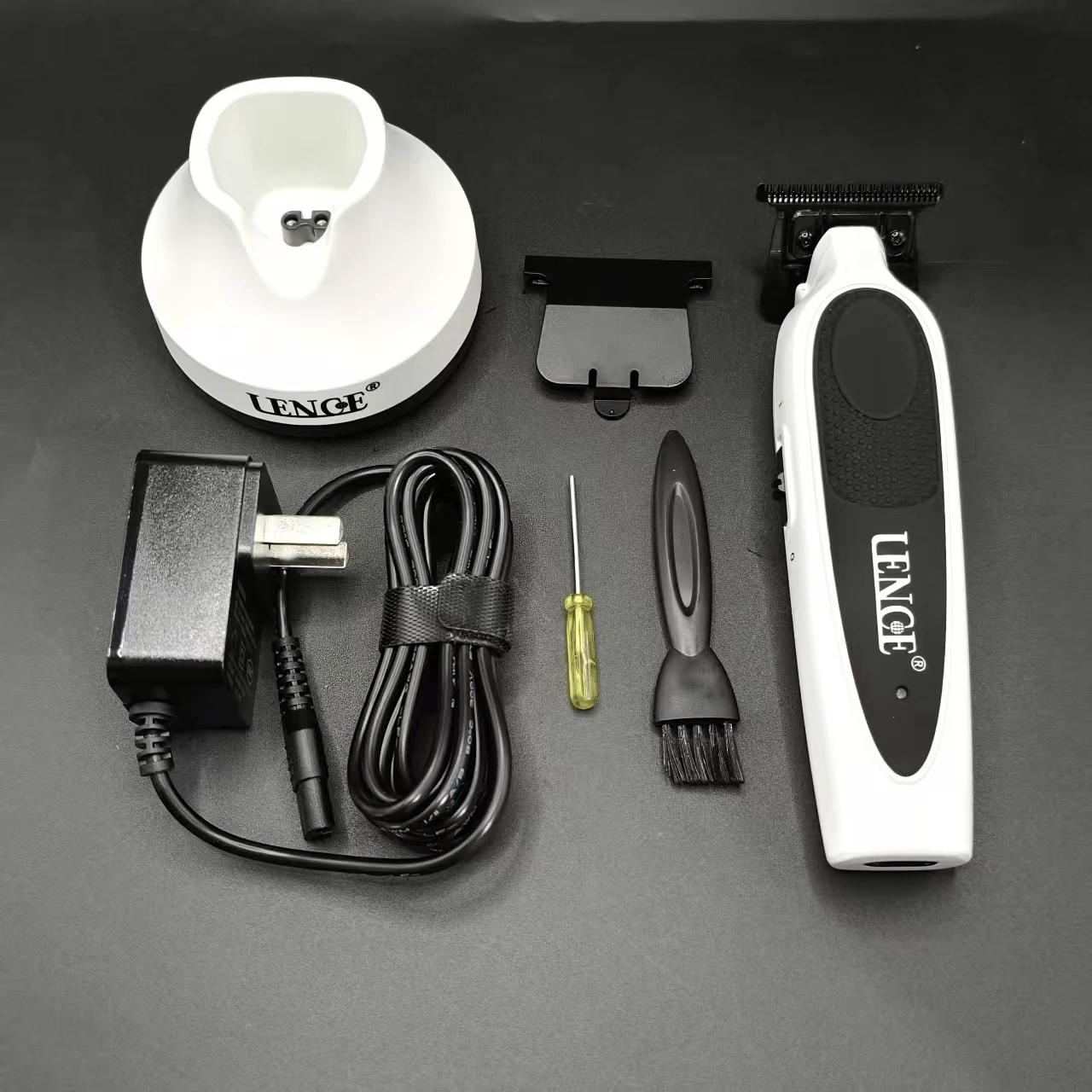 LENCE FF1CS FF1TS Professional Hair Clipper Barber Trimming Kit Men's Wireless Electric Hair Clipper and Edge Trimmer