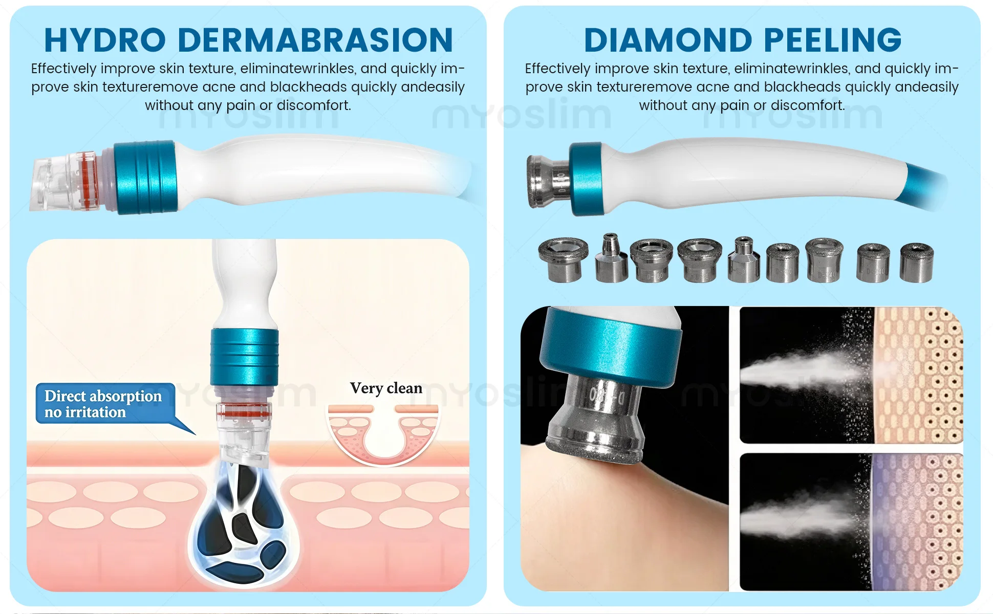 14 in 1 Hydro Beauty Skin Care Master Machine Deep Cleaning Blackhead Removal Skin Firming Brightening Shrink Pores Device