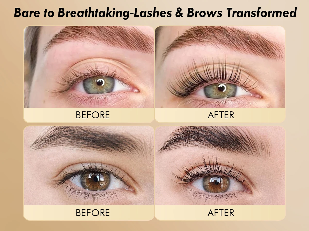 Gollee Eyelash Perm Curler 15 Minutes Lashes Brow Lamination Kit Lasting 4-6 Weeks Eyelashes Lifting Perm Enhancer Salon Beauty
