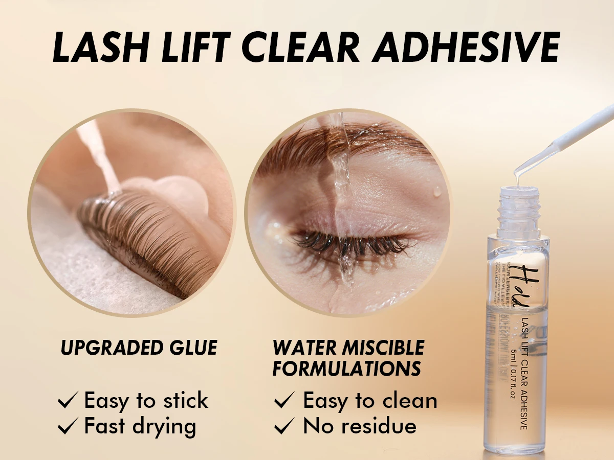 Gollee Eyelash Perm Curler 15 Minutes Lashes Brow Lamination Kit Lasting 4-6 Weeks Eyelashes Lifting Perm Enhancer Salon Beauty