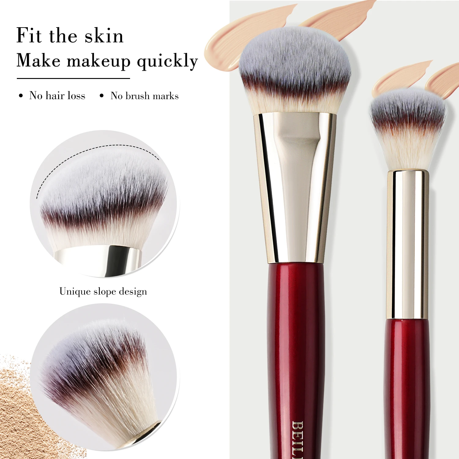 BEILI Makeup Brushes 15Pcs Professional Eyeshadow Brush Set