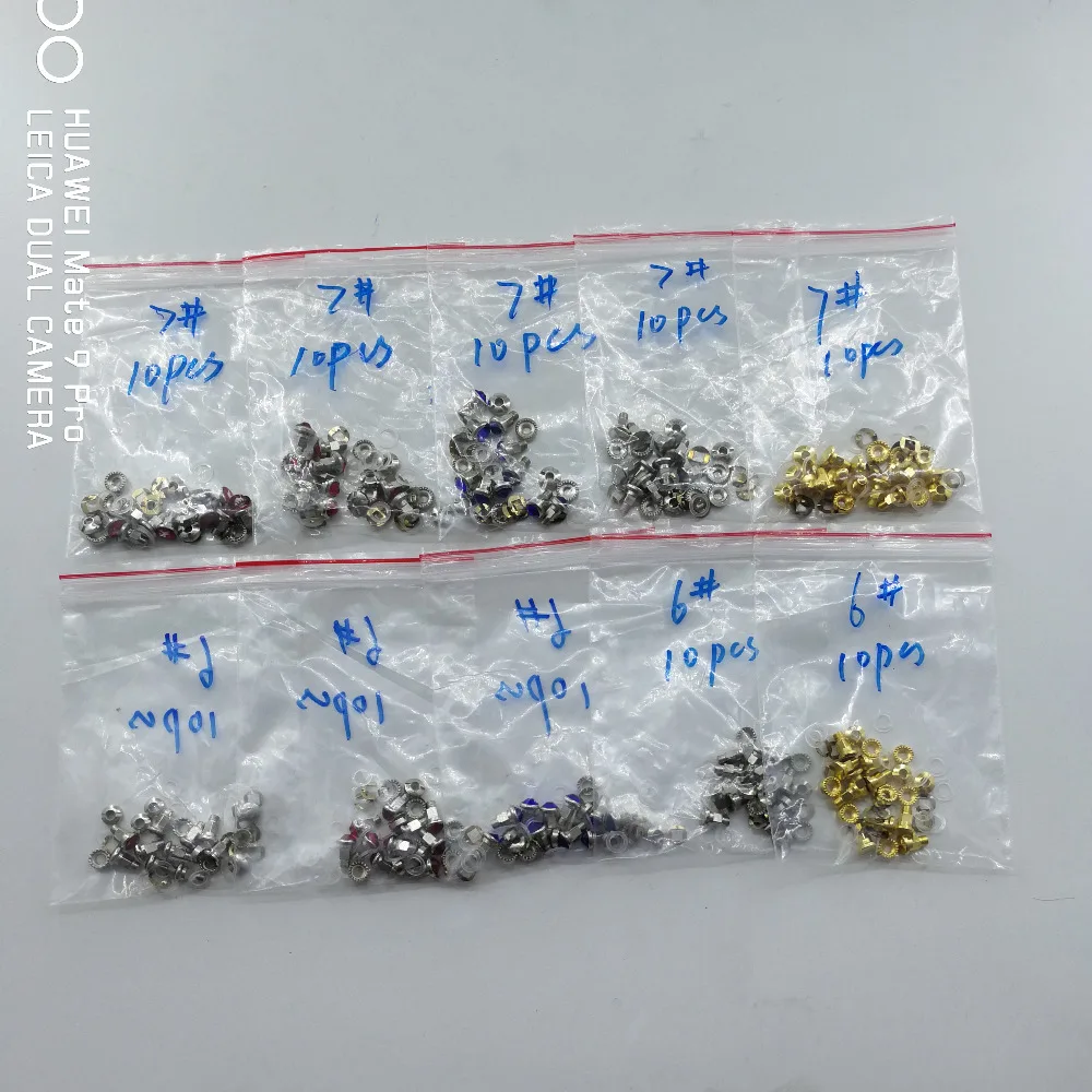 100pcs/Lot in Box Scissor Repair Kit Hairdressing Scissor Screw