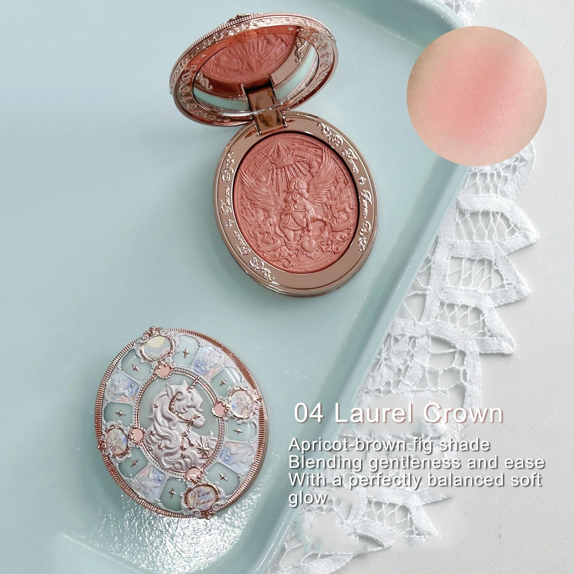 Flower Knows Multicolor Makeup Set Eyeshadow Blush Lip Gloss Summer Limited Edition Mint Green Collection Long Lasting Makeup