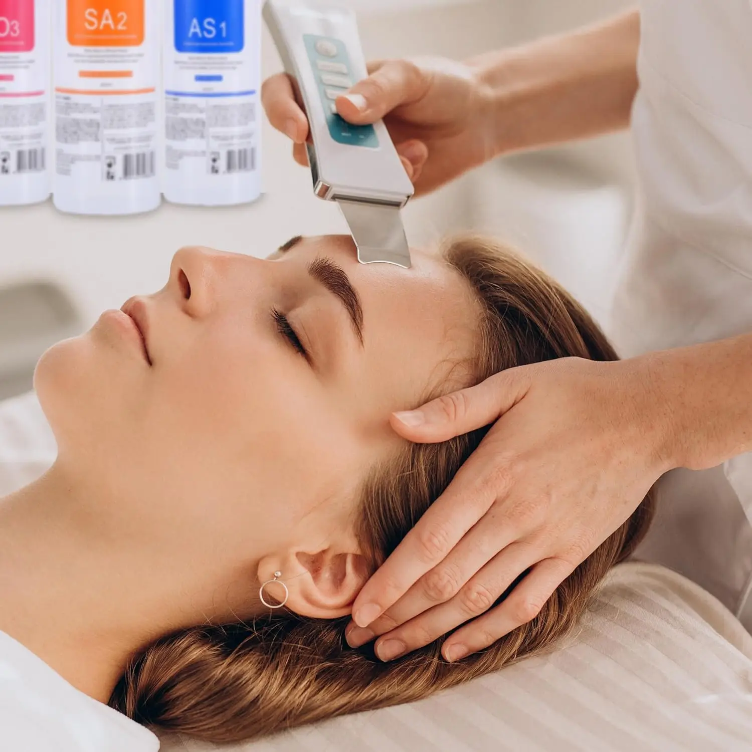 Hydrate Solution AS1 SA2 AO3 for Hydrogen Oxygen Facial Machine Aqua Peeling Serums for Facial Cleansing Skin Care Moisturizing
