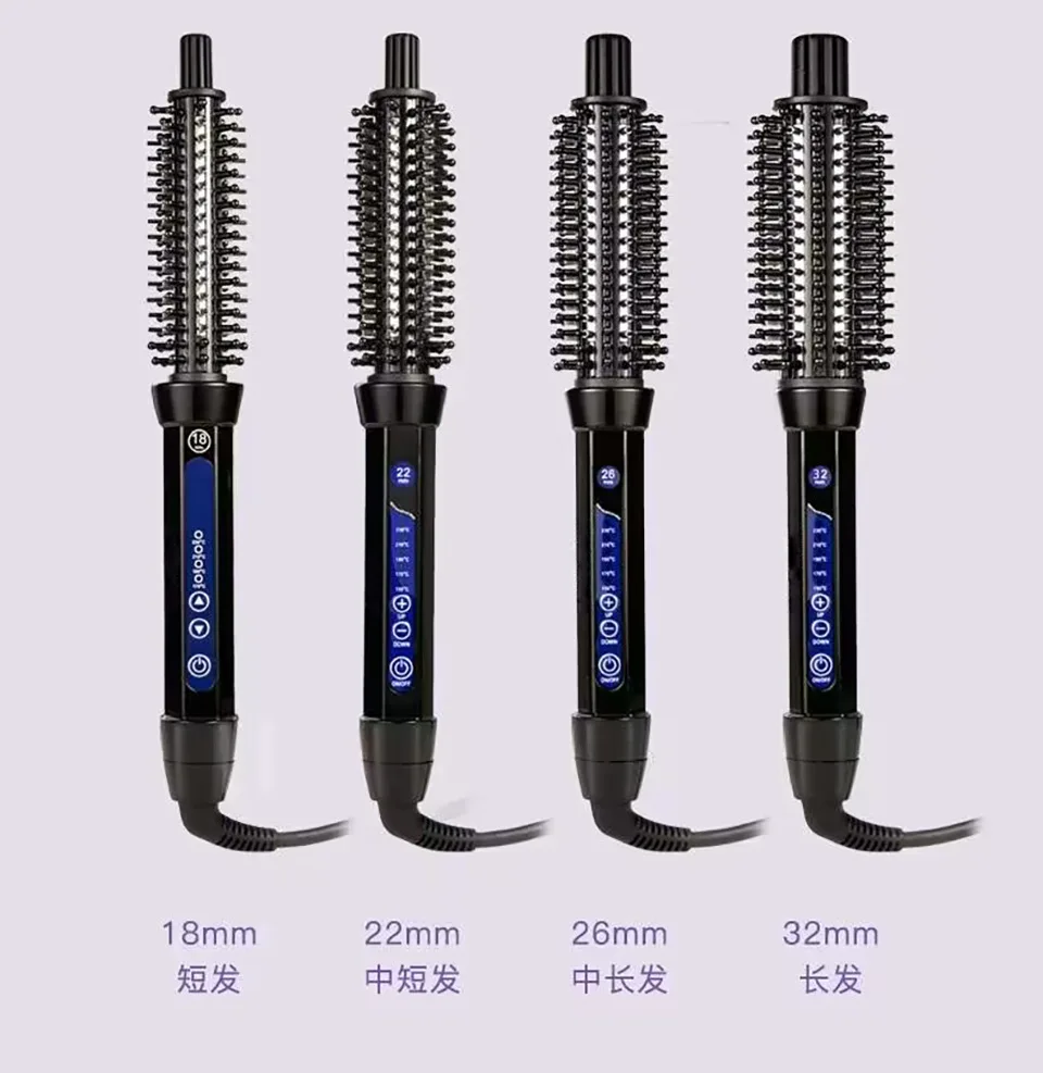 Best Seller Anti-scalding Electric Curling Comb Dual-purpose Straight Hair Comb Fluffy Inner Buckle Curling Iron Hair Tool Curli