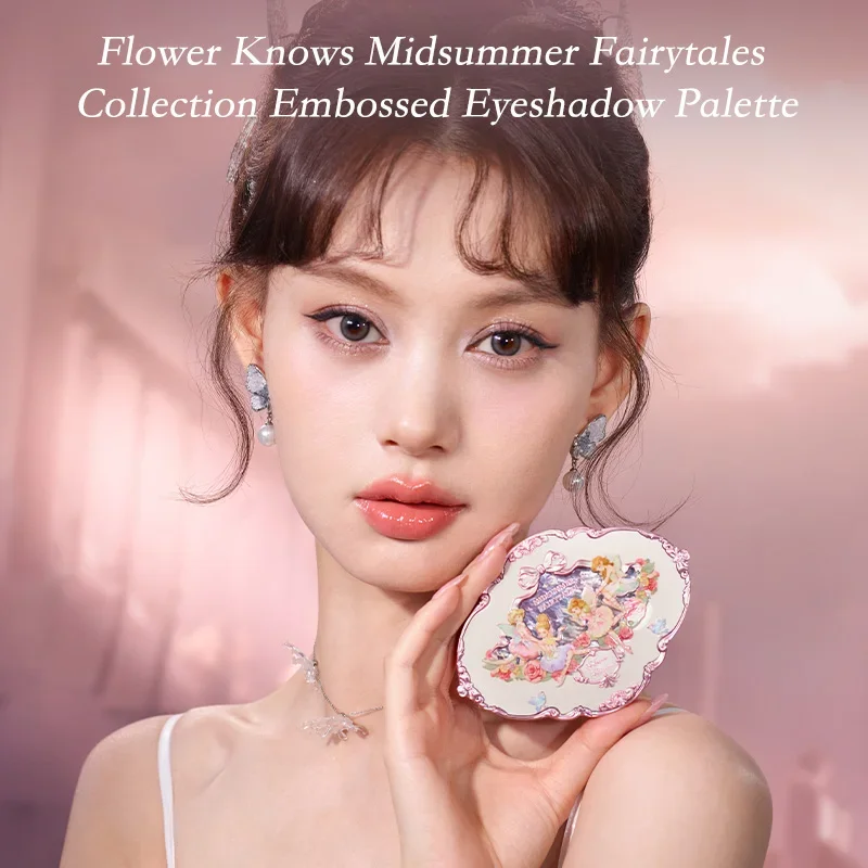 Flower Knows Makeup Set Midsummer Fairytales Flowerknows Foundation Little Angel Highlight Strawberry Rococo Lip Glaze 11pcs Kit