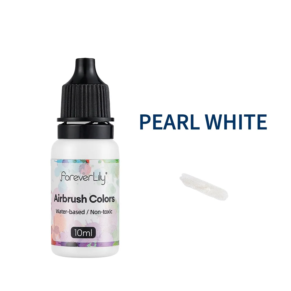 24 Colors Acrylic Paint Ink Set Airbrush Spray Nail Art Inks Water Pigment for Adults Craft Painting Nail Art Tool 10ml