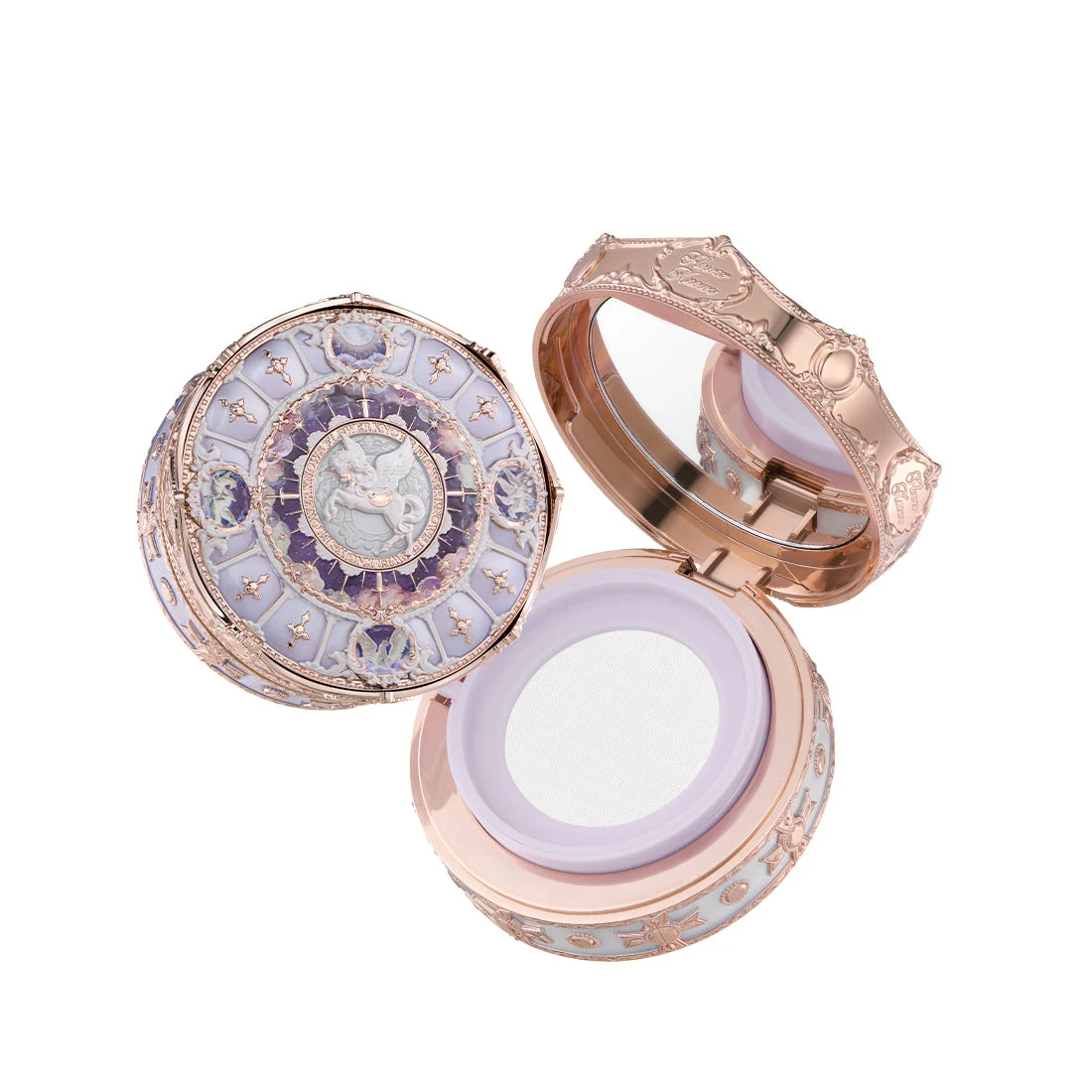 Flower Knows Knight Unicorn Loose Setting Powder Lightweight Airy Blurring Finish Pore Minimizing Soft Focus Oil Control Makeup