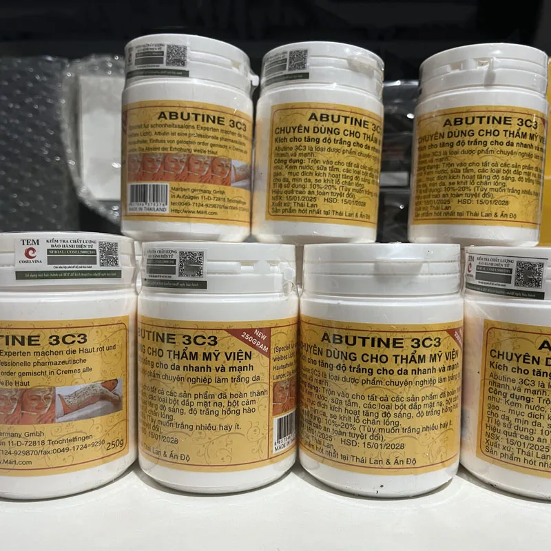 Kem Body Abutine 3c3 Skin Brightening Cream Kích Trắng Arbutin 3c3 Hủ Hàng Thái Body Lotion