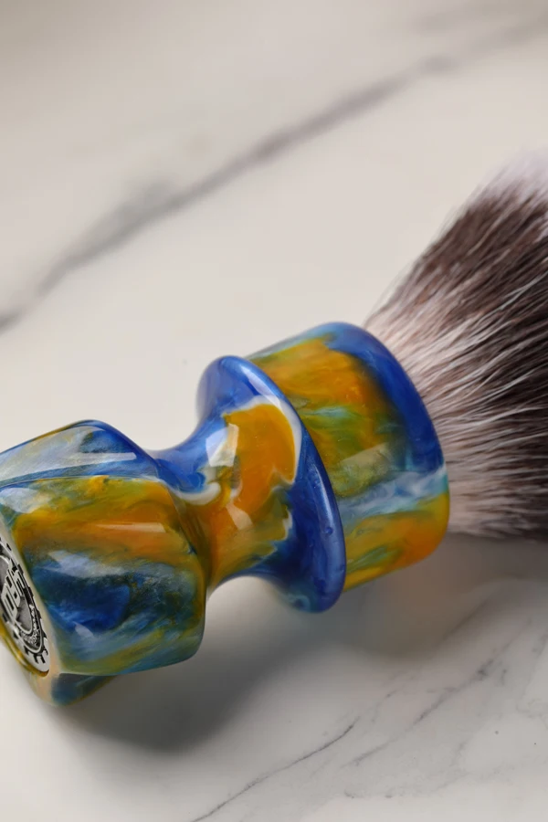 YAQI Starry Night New 28MM Synthetic Hair Mens Wet Shaving Brush