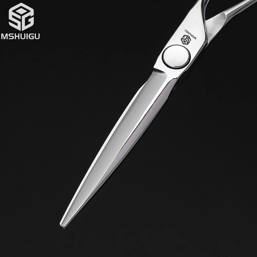 Barber Sciss 6Inch 440C Stainless Steel Hair Scissors Set, Professional Barber Cutting Shear & 10%‑20%‑30%‑40% Thinning Shears,