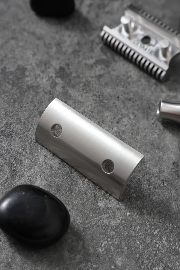 YAQI Raw Color Version Bohemia 316 Stainless Steel Adjustable Baseplate Men Safety Razor
